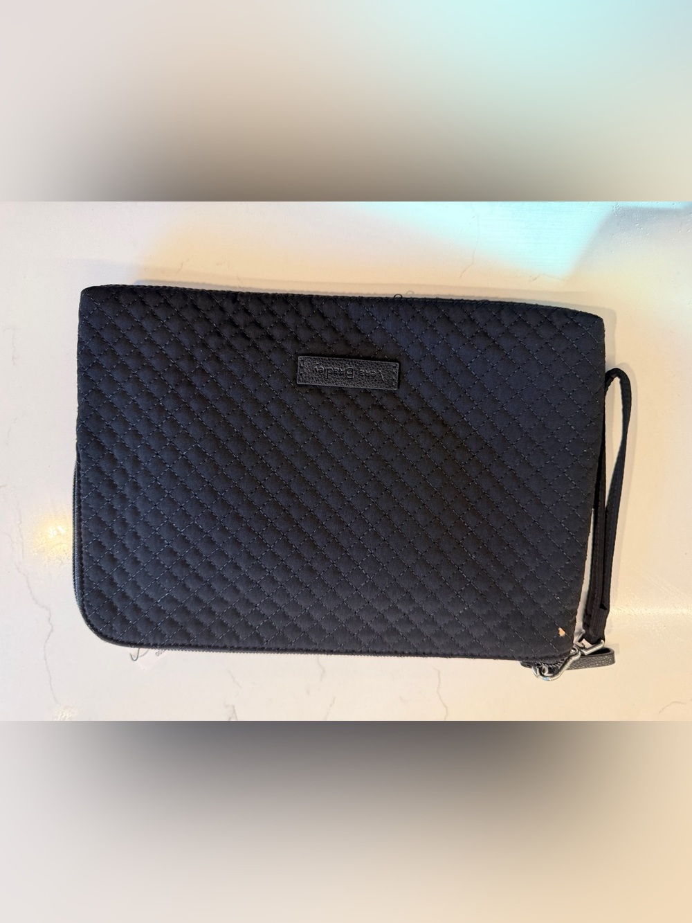 NWT Vera Bradley Iconic RFiD Wristlet Quilted Black
